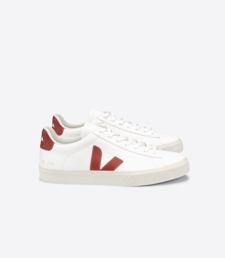 Premium Veja Chromefree Leather White Rouille