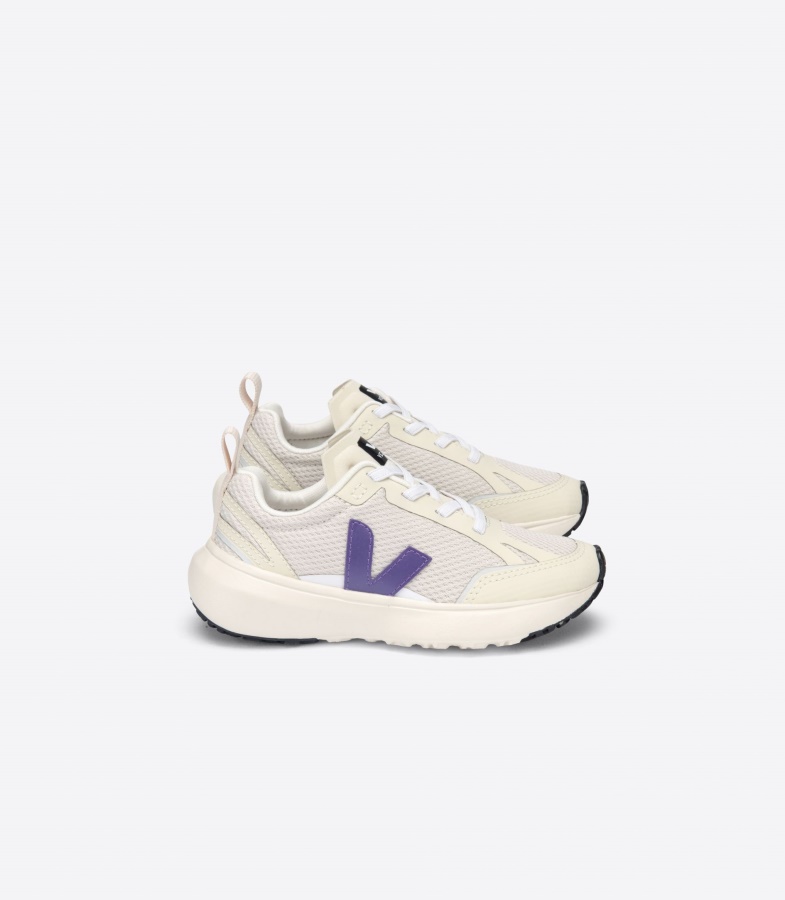 Collection Veja Elastic Laces Natural Purple