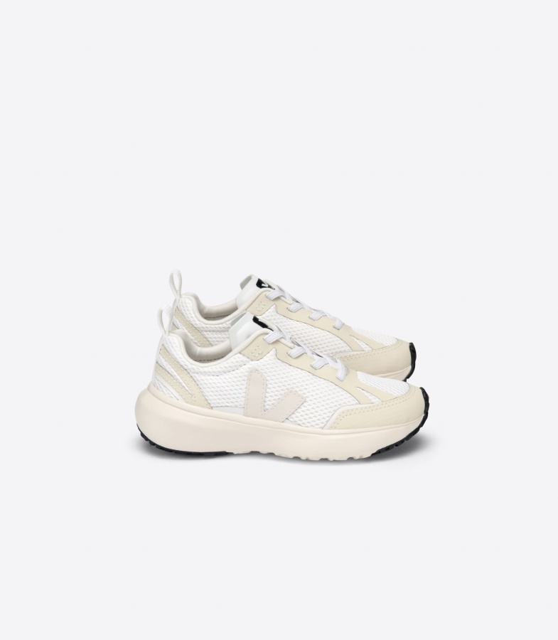 Veja Original Elastic Laces Alveomesh White Pierre