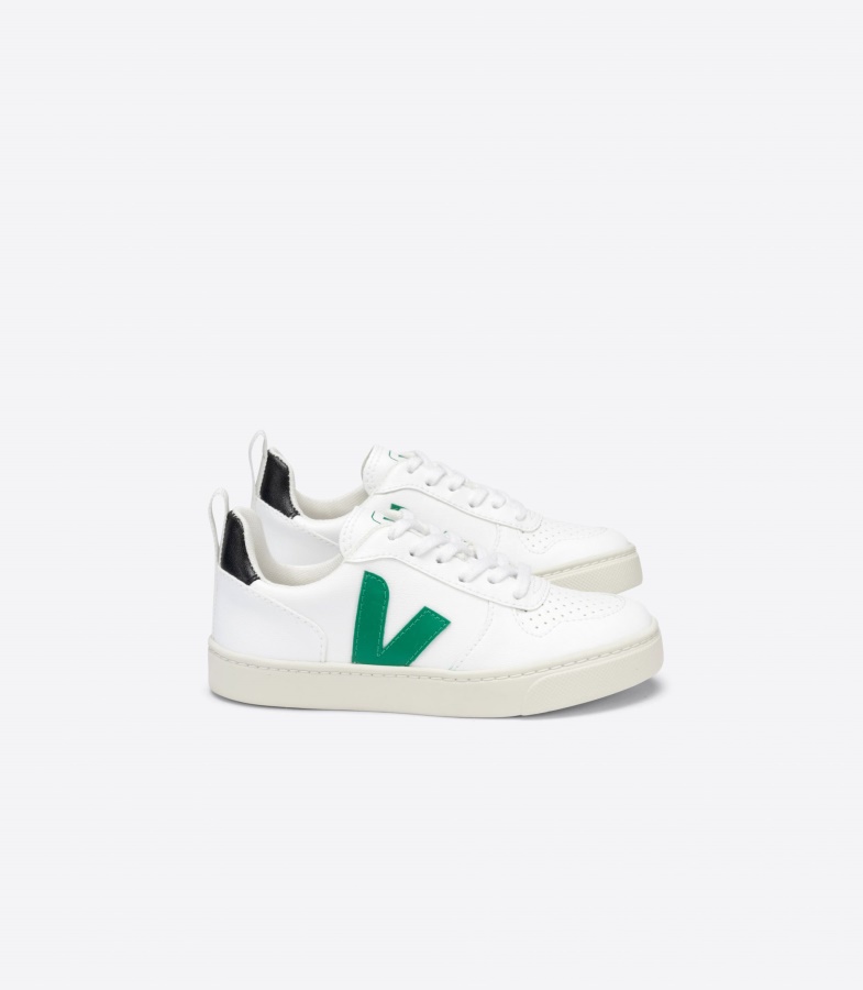 Laces Cwl White Emeraude Black Veja Collection