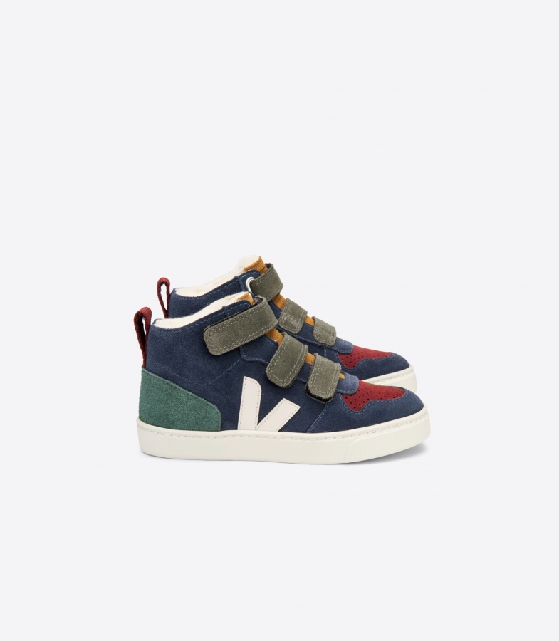 Mid Fured Suede Multico Nautico Cyprus Veja Premium