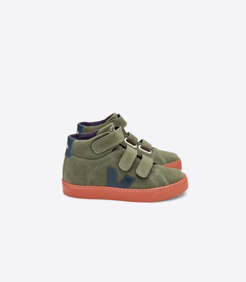 Mid Suede Mud Nautico Rust Sole Collection Veja