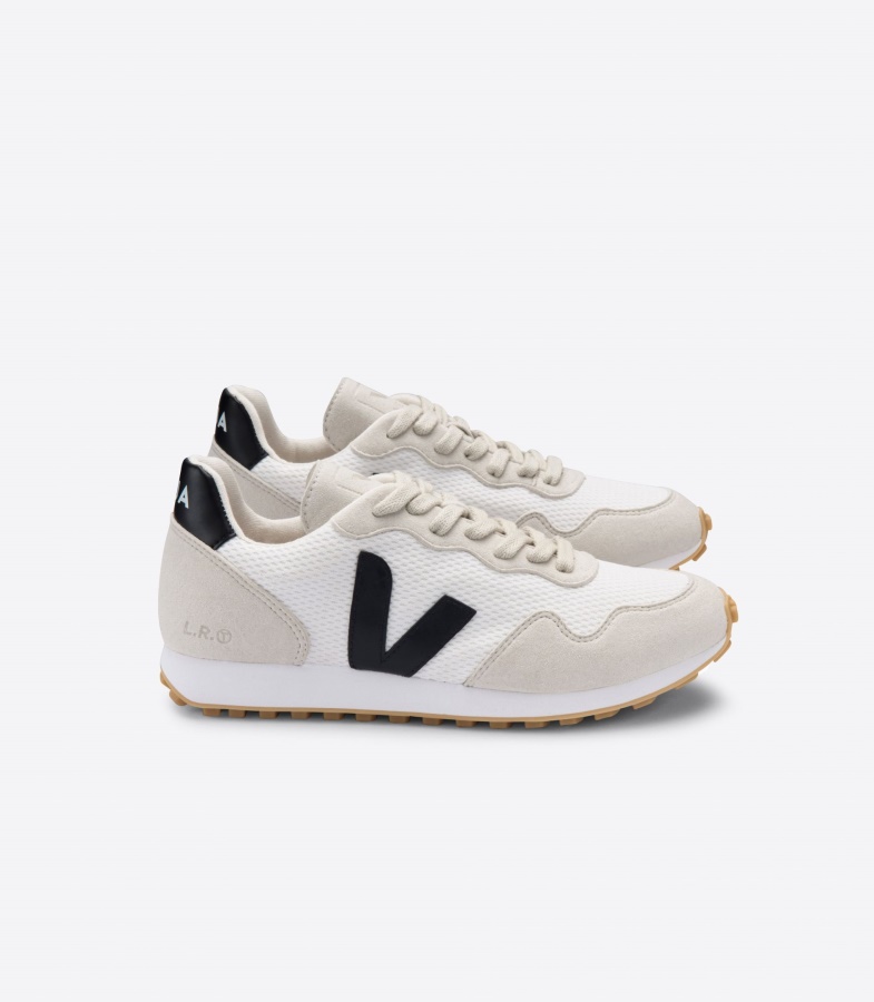 Veja Rec Alveomesh White Black Natural Premium