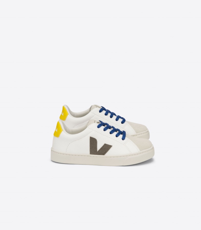Collection Laces Chromefree Leather White Moonrock Tonic Veja