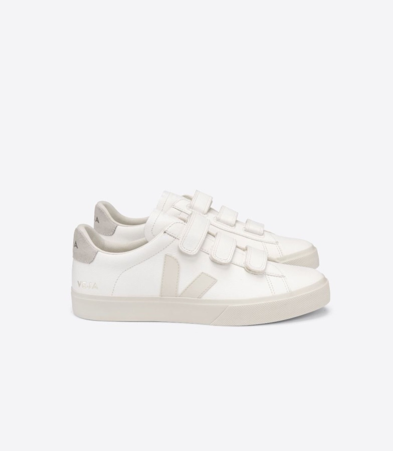 Chromefree Leather White Pierre Natural Veja