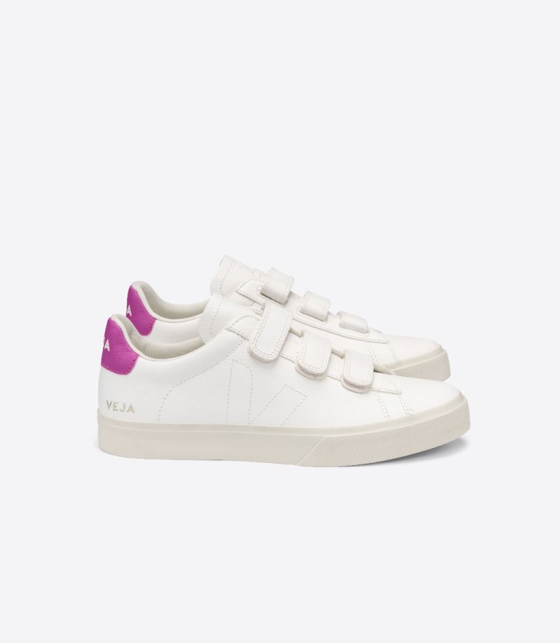 Premium Veja Chromefree Leather White Ultraviolet