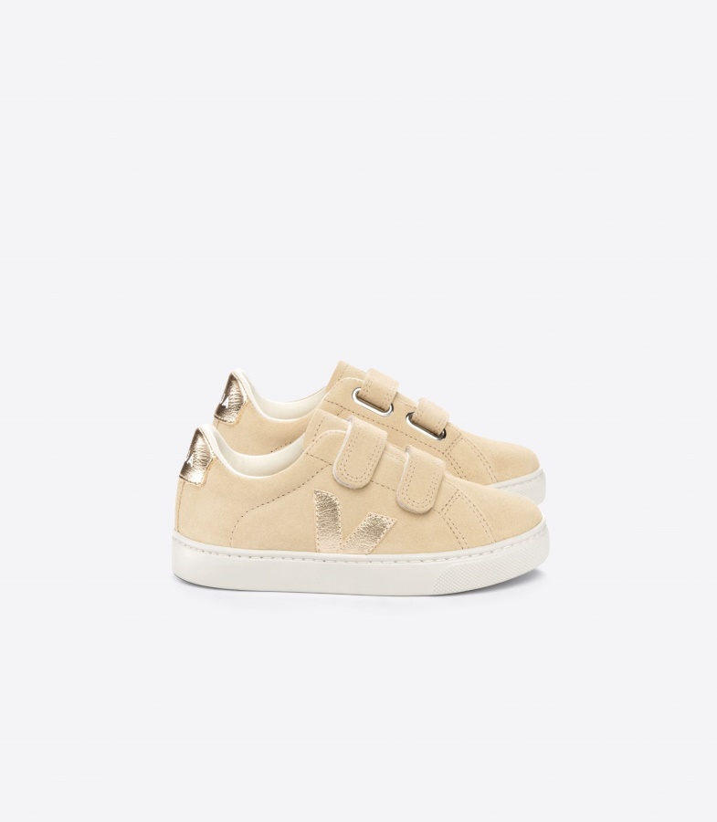 Collection Veja Suede Almond Platine