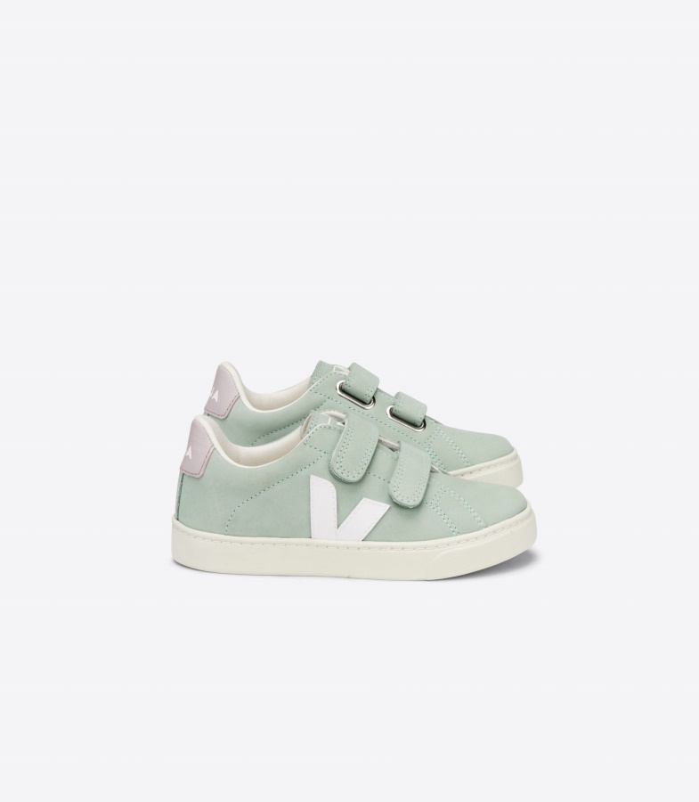 Nubuck Matcha White Veja Perfect
