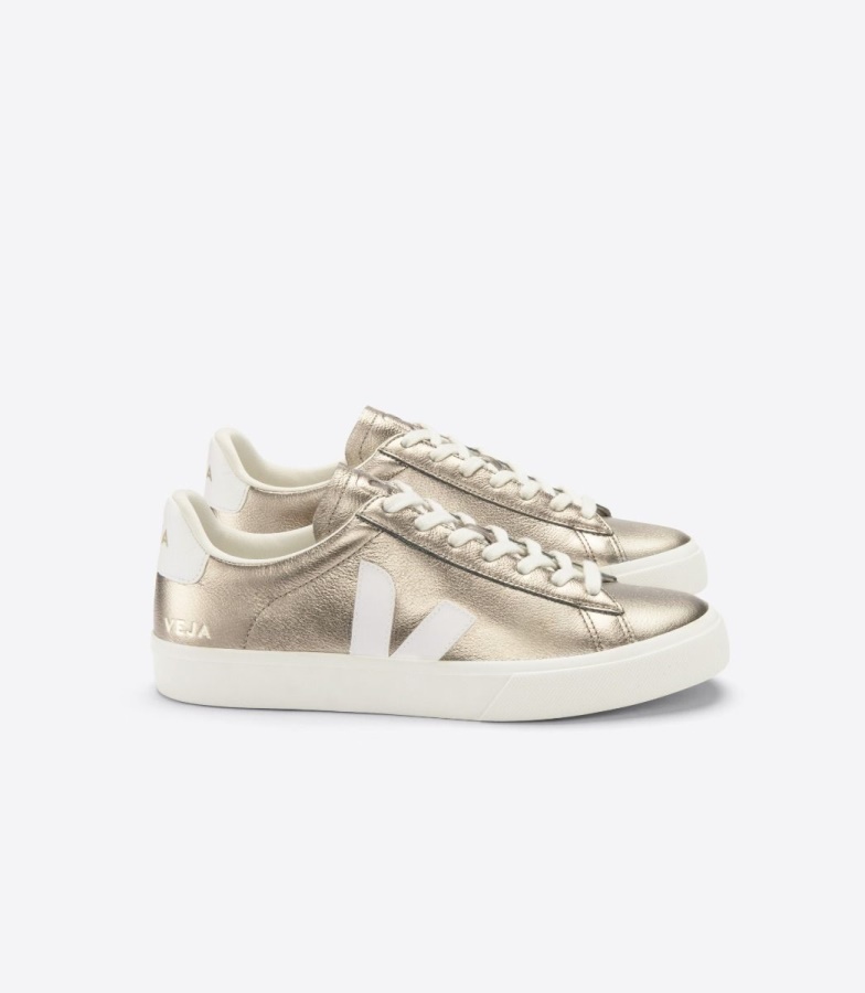Chromefree Leather Bronze White Veja Collection