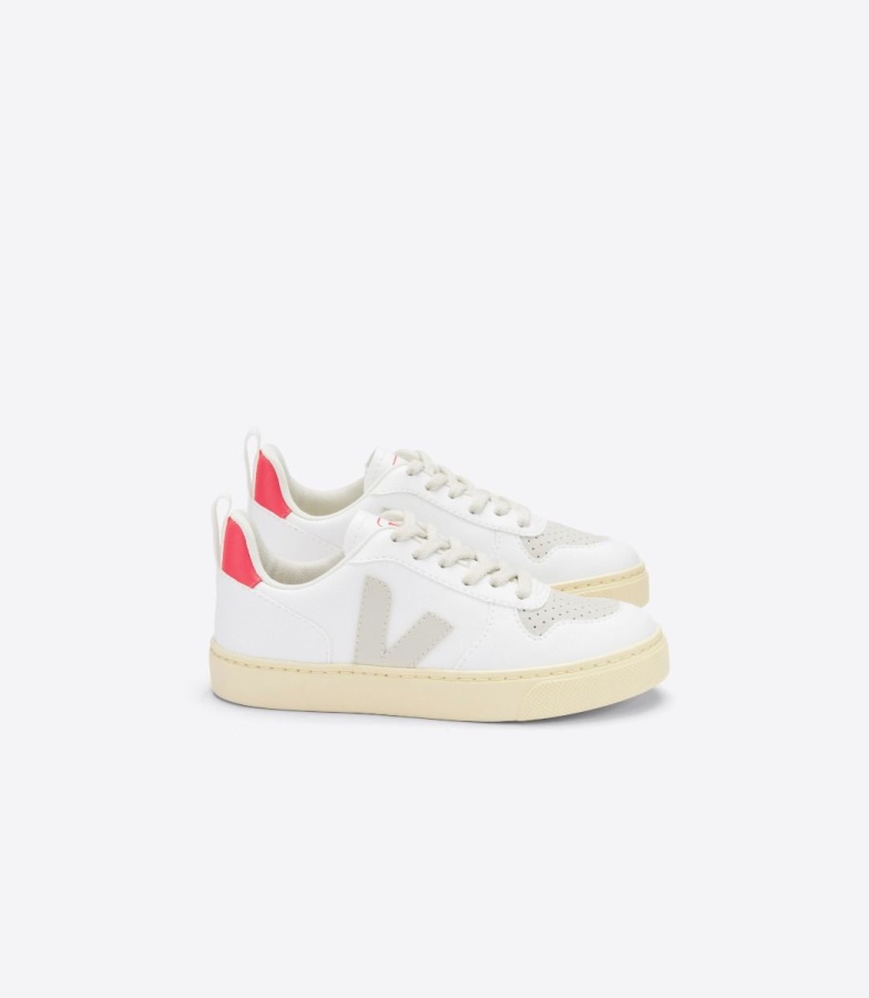 Laces Cwl White Pierre Rose Fluo Premium Veja