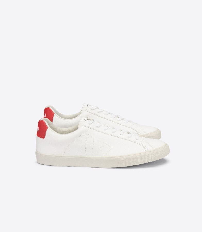 Premium Veja Chromefree Leather White Pekin