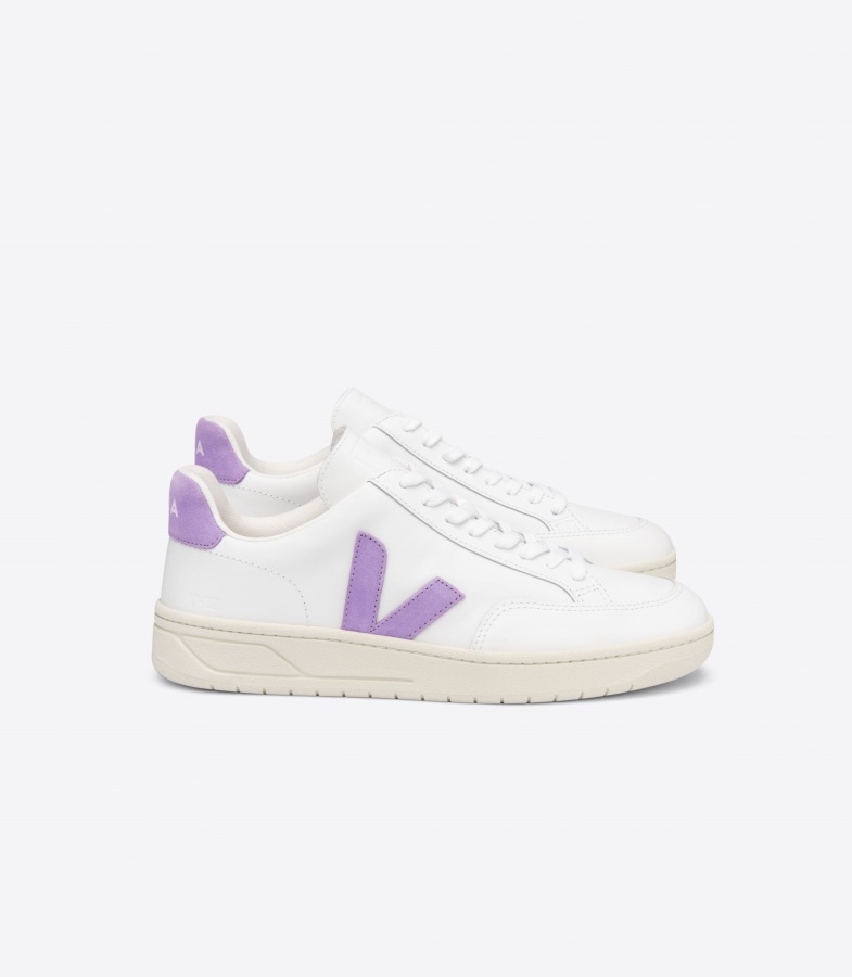Veja Leather White Lavande Perfect