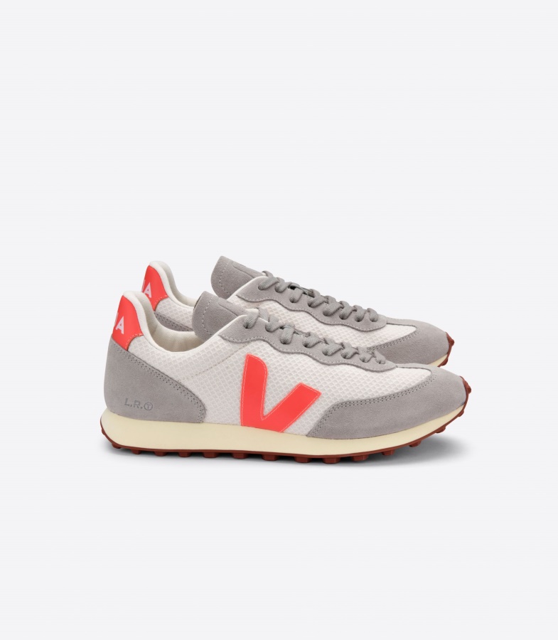 Branco Hexamesh Gravel Orange Grey Veja