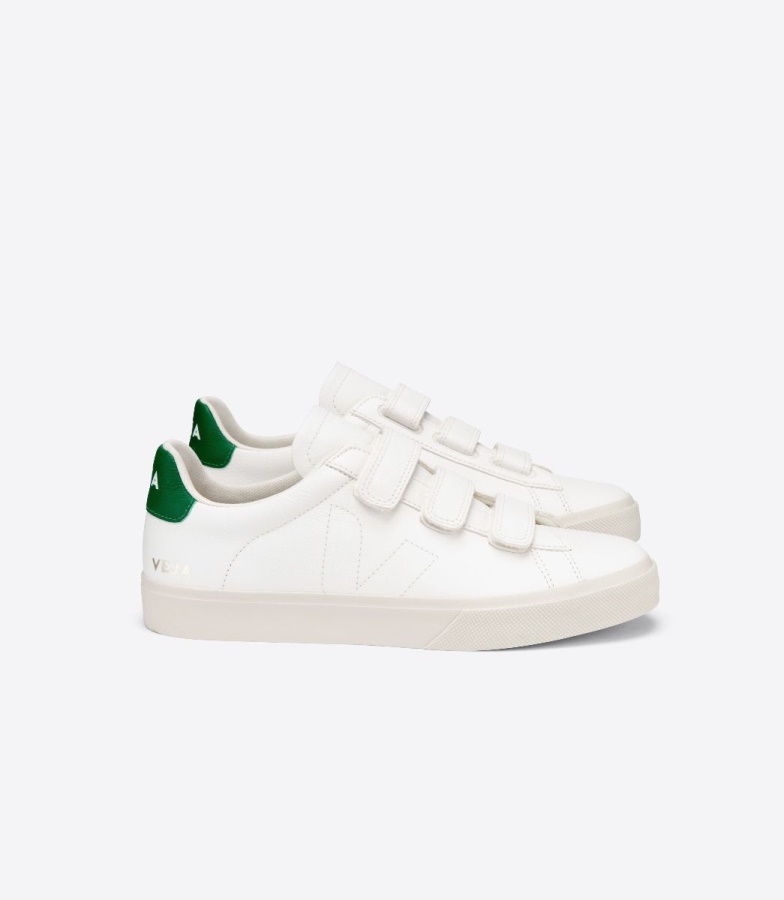 Chromefree Leather White Emeraude Veja Special