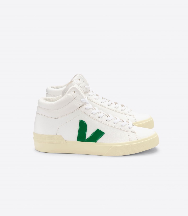Original Chromefree Leather White Emeraude Butter Veja