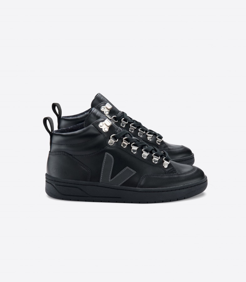 Veja Roraima Leather Black Grafite Black Sole